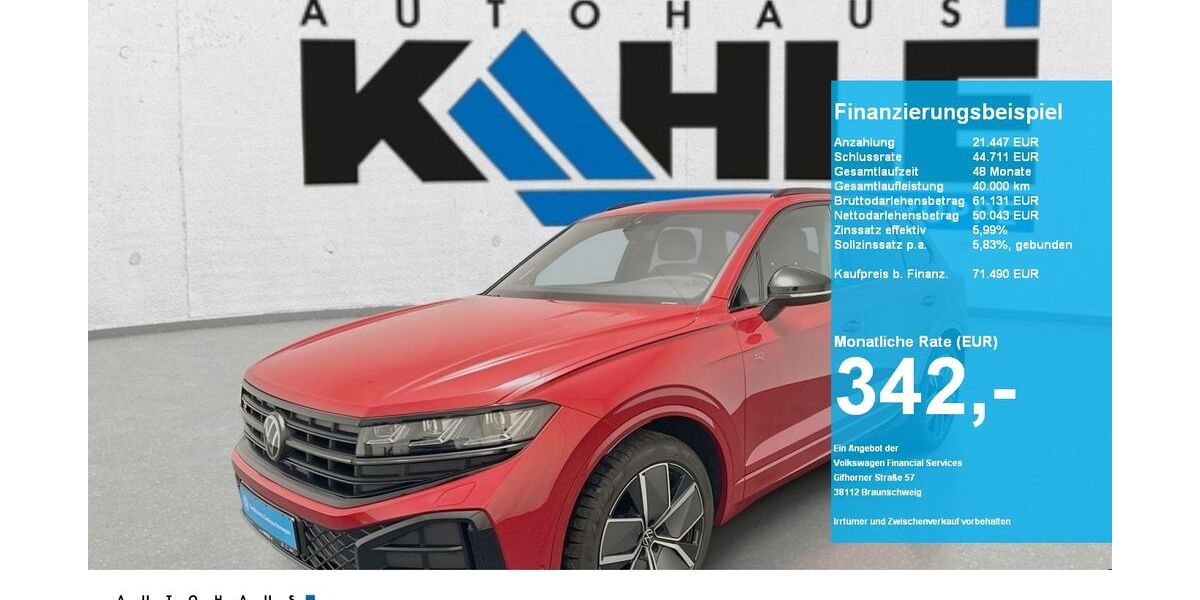 VW Touareg 16.262 km 70.990 &euro; Stadthagen 31655
