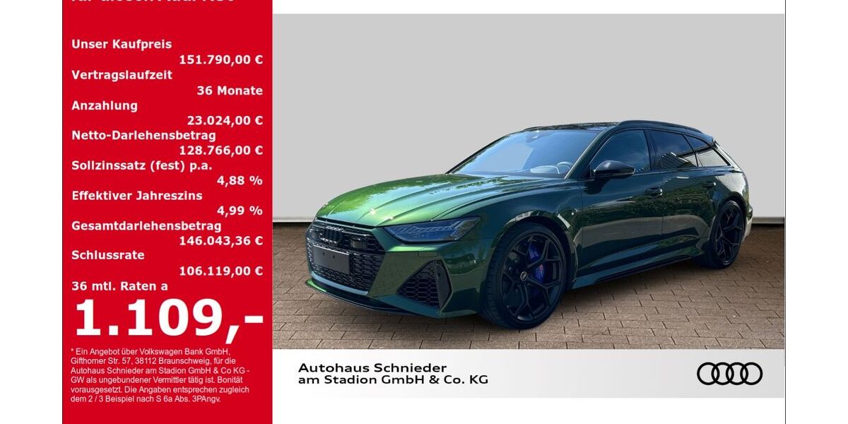 Audi RS6 9.500 km 151.790 &euro; Herford 32052